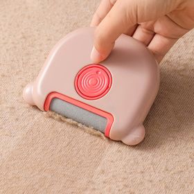 1pc Mini Portable Removal Lint Brush, Lint Remover, Reusable Pet Hair Remover, Lint & Hair Removing Clothes Brush - Pink