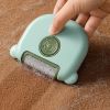 1pc Mini Portable Removal Lint Brush, Lint Remover, Reusable Pet Hair Remover, Lint & Hair Removing Clothes Brush - Green