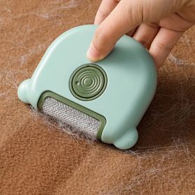 1pc Mini Portable Removal Lint Brush, Lint Remover, Reusable Pet Hair Remover, Lint & Hair Removing Clothes Brush - Green