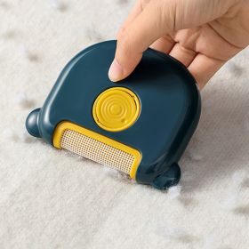 1pc Mini Portable Removal Lint Brush, Lint Remover, Reusable Pet Hair Remover, Lint & Hair Removing Clothes Brush - Blue
