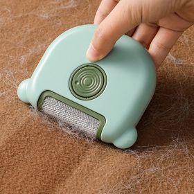 1pc Mini Portable Removal Lint Brush, Lint Remover, Reusable Pet Hair Remover, Lint & Hair Removing Clothes Brush - Green