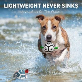 QDAN Small Dog Toys, Puppy Balls, Dog Balls with Straps for Small Breed, Soccer Ball for Dogs, Puppy Toys, Dog Birthday Gift (Pack of 2, 3.5 Inch