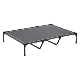 VEVOR Elevated Dog Bed for Large Dogs, Portable Raised Dog Cot with Steel Metal Frame and Breathable Teslin Mesh