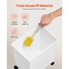Capacity Large Dog Food Dispenser Bin, Kitchen Ingredient Grain Cereal Flour Bin, Pet food Containers with Wheels, 3 Scoops, and Airtight Lid, 3 Pack