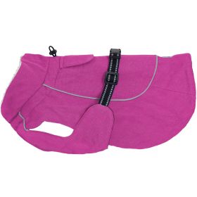 Alpine Tuf Terrain Dog Coat (Color: Wild Raspberry, size: 5X-Large)