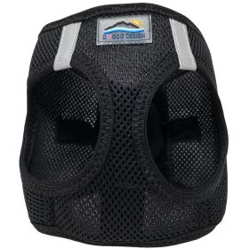 American River Solid Ultra Choke Free Dog Harness (Color: Black, size: XS)