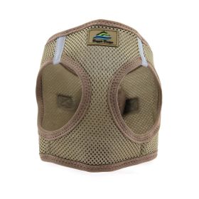 American River Solid Ultra Choke Free Dog Harness (Color: Fossil Brown, size: XS)